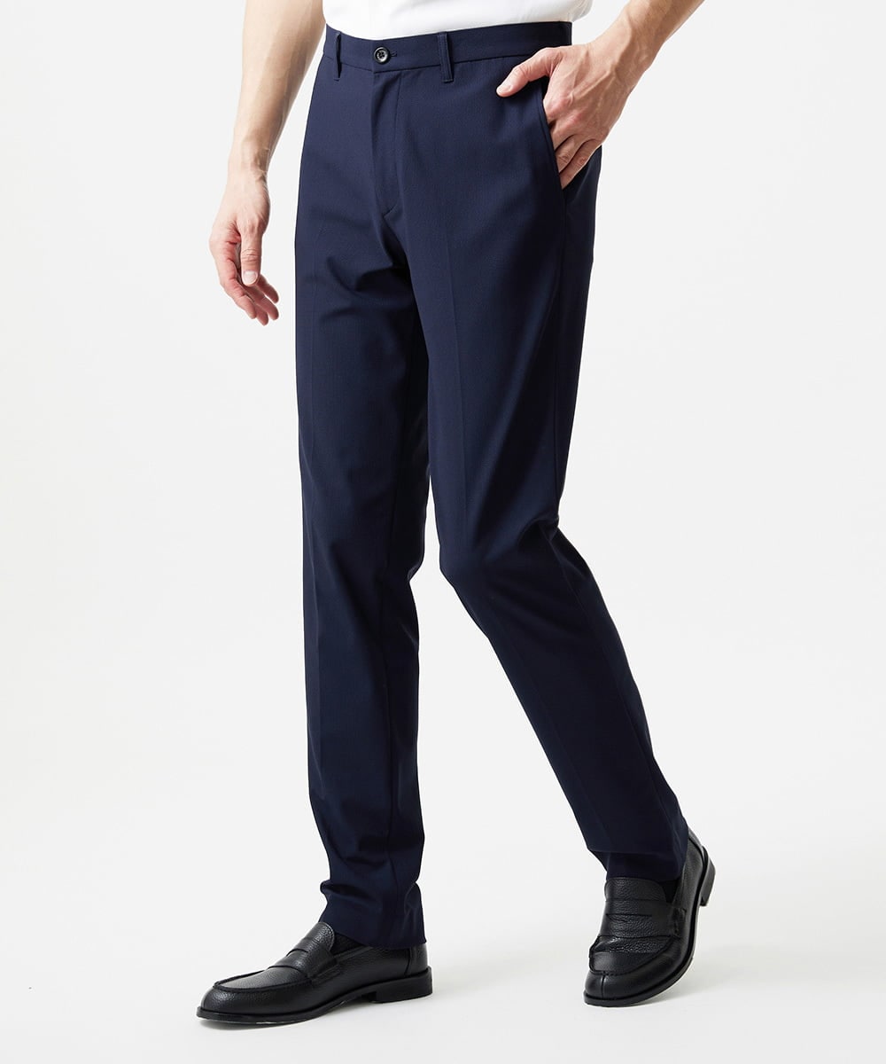 MNLJF01230 MICHEL KLEIN HOMME(ミッシェルクラン オム) 【セットアップ】トリコットメッシュスラックスジャケット ネイビー