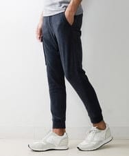 MNLJS07210 MICHEL KLEIN HOMME(ミッシェルクラン オム) ベロアカーゴパンツ ダークグレー(93)
