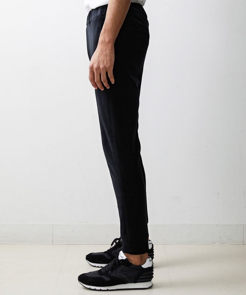 MNLJS07210 MICHEL KLEIN HOMME(ミッシェルクラン オム) ベロアカーゴパンツ ブラック(94)