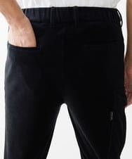 MNLJS07210 MICHEL KLEIN HOMME(ミッシェルクラン オム) ベロアカーゴパンツ ブラック(94)