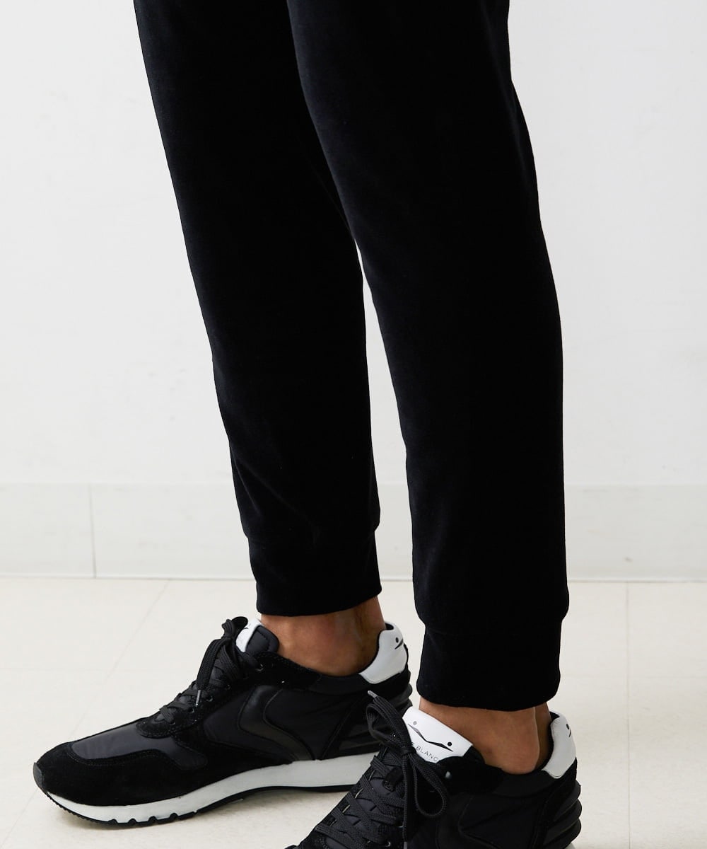 MNLJS07210 MICHEL KLEIN HOMME(ミッシェルクラン オム) ベロアカーゴパンツ ブラック(94)