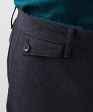 MNLJS14190 MICHEL KLEIN HOMME(ミッシェルクラン オム) 【2023年秋モデル】メッシュストレッチスラックスパンツ ダークグレー(93)