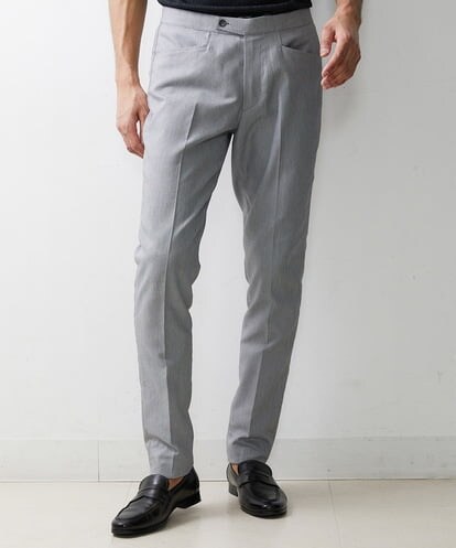 MNLJS38250 MICHEL KLEIN HOMME スリムテーパードスラックスパンツ