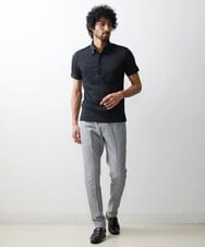 MNLJS38250 MICHEL KLEIN HOMME(ミッシェルクラン オム) スリムテーパードスラックスパンツ グレー(92)