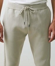 MNLJS46190 MICHEL KLEIN HOMME(ミッシェルクラン オム) 【2023年秋モデル】ニットジョガーパンツ ベージュ(82)