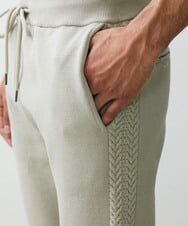 MNLJS46190 MICHEL KLEIN HOMME(ミッシェルクラン オム) 【2023年秋モデル】ニットジョガーパンツ ベージュ(82)