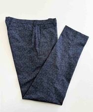 MNLJX10230 MICHEL KLEIN HOMME(ミッシェルクラン オム) メッシュプリントスラックスパンツ ブルー