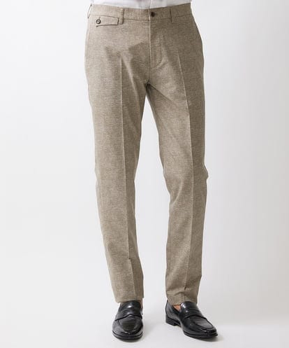 MNLJX10230 MICHEL KLEIN HOMME メッシュプリントスラックスパンツ