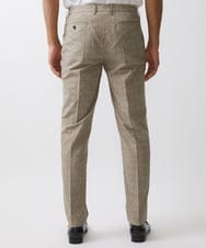 MNLJX10230 MICHEL KLEIN HOMME(ミッシェルクラン オム) メッシュプリントスラックスパンツ ベージュ