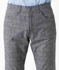 MNLJX11230 MICHEL KLEIN HOMME(ミッシェルクラン オム) メッシュプリントファイブポケットパンツ ダークグレー