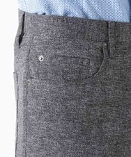 MNLJX11230 MICHEL KLEIN HOMME(ミッシェルクラン オム) メッシュプリントファイブポケットパンツ ダークグレー