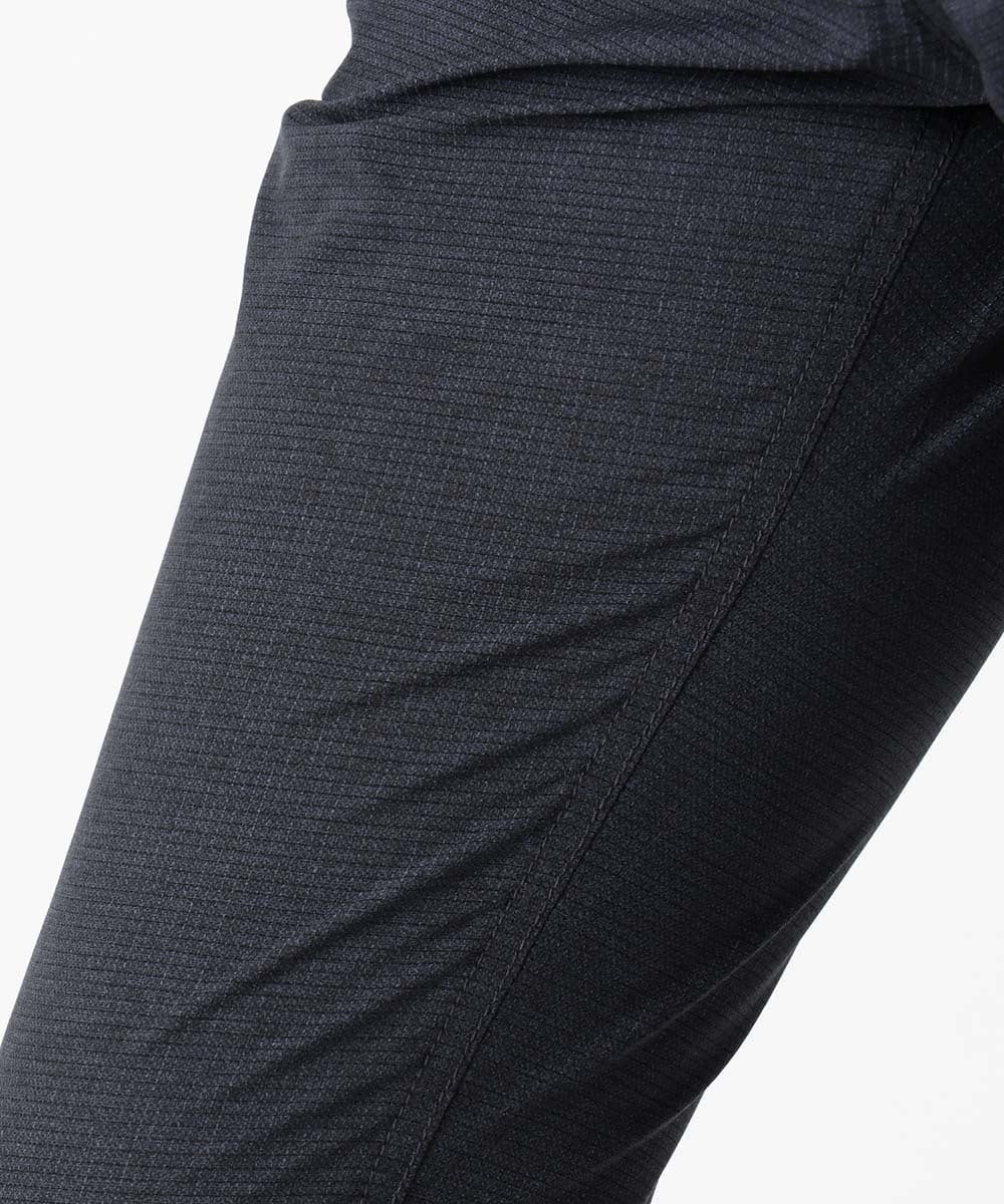 MNLJX11230 MICHEL KLEIN HOMME(ミッシェルクラン オム) メッシュプリントファイブポケットパンツ ブラック