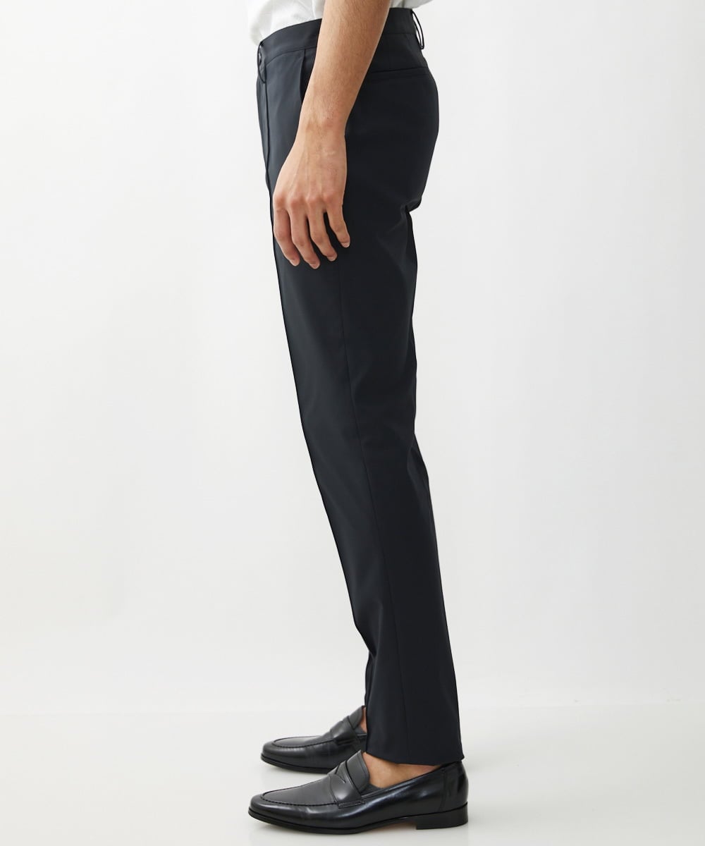 MNLJX51200 MICHEL KLEIN HOMME(ミッシェルクラン オム) ストレッチスラックスパンツ ブラック