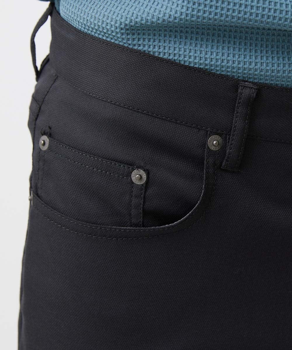 MNLJX65230 MICHEL KLEIN HOMME(ミッシェルクラン オム) ベーシックファイブポケットパンツ ブラック
