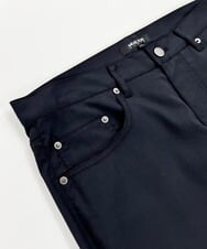 MNLJX65230 MICHEL KLEIN HOMME(ミッシェルクラン オム) ベーシックファイブポケットパンツ ブラック