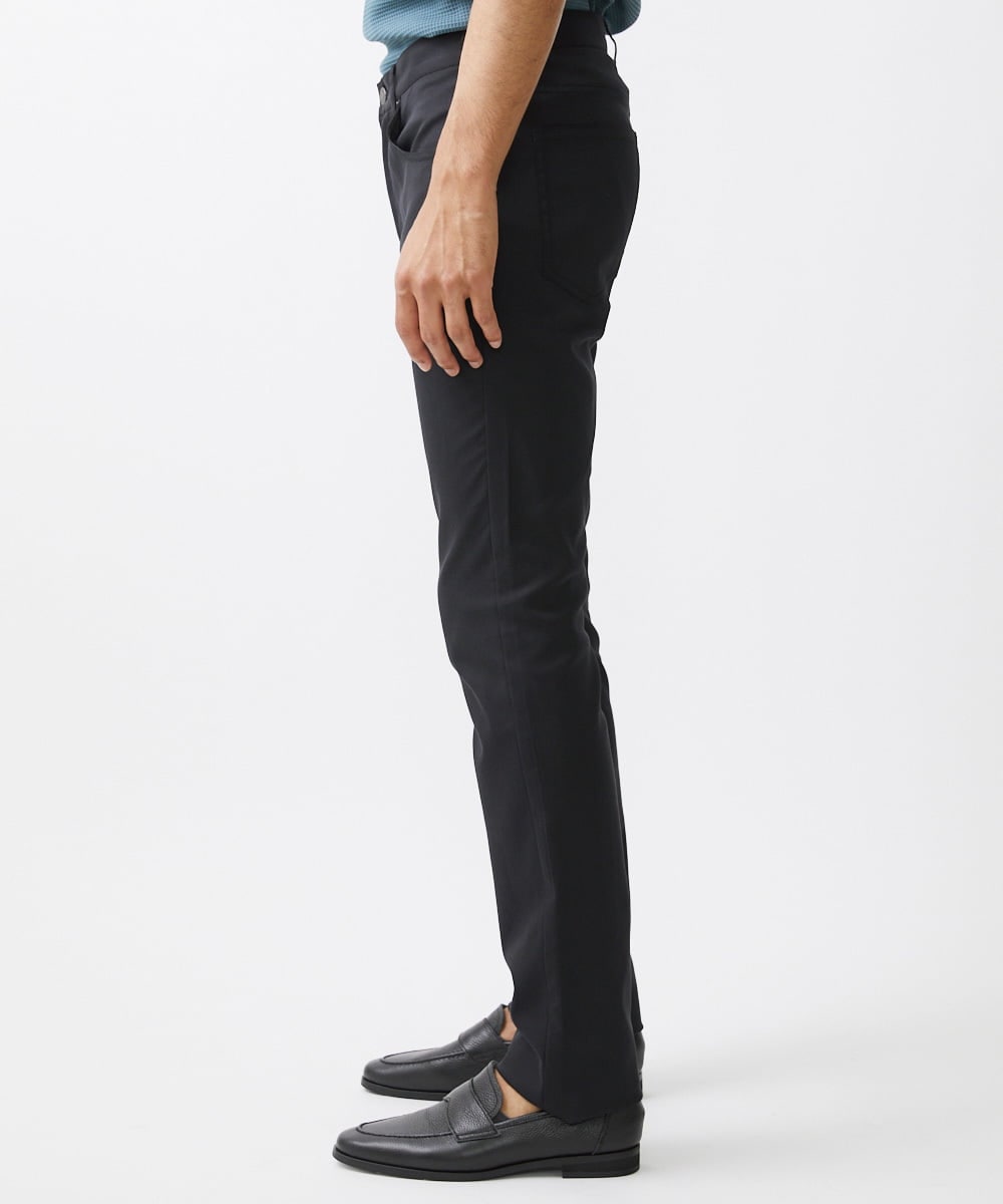 MNLJX65230 MICHEL KLEIN HOMME(ミッシェルクラン オム) ベーシックファイブポケットパンツ ブラック