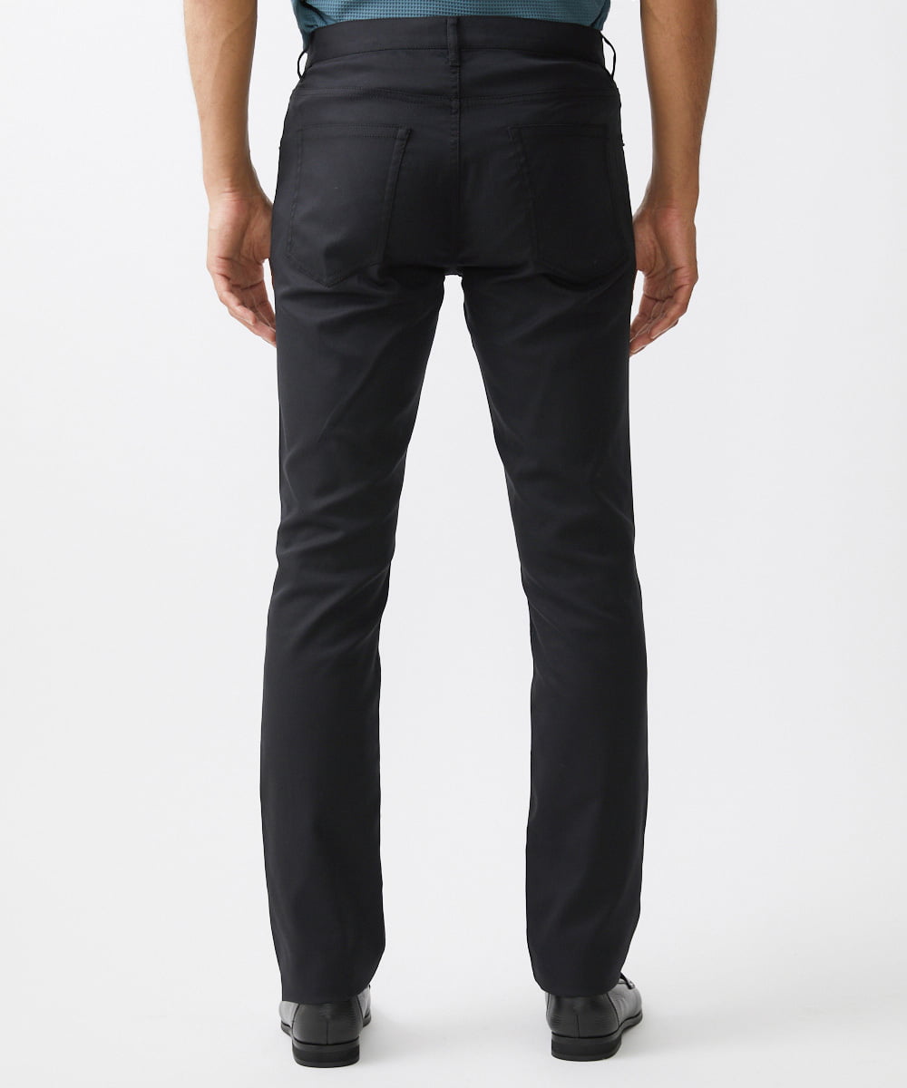 MNLJX65230 MICHEL KLEIN HOMME(ミッシェルクラン オム) ベーシックファイブポケットパンツ ブラック