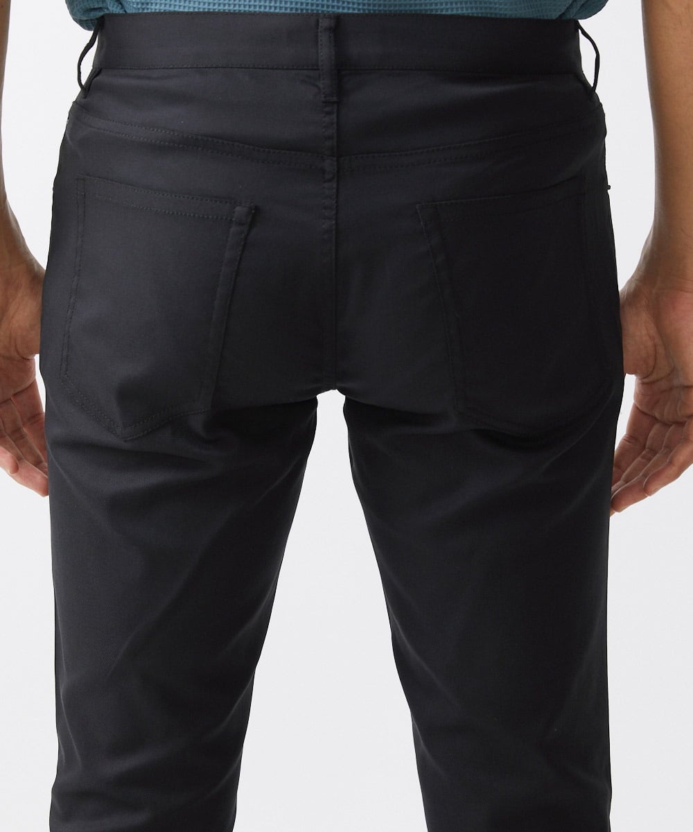 MNLJX65230 MICHEL KLEIN HOMME(ミッシェルクラン オム) ベーシックファイブポケットパンツ ブラック