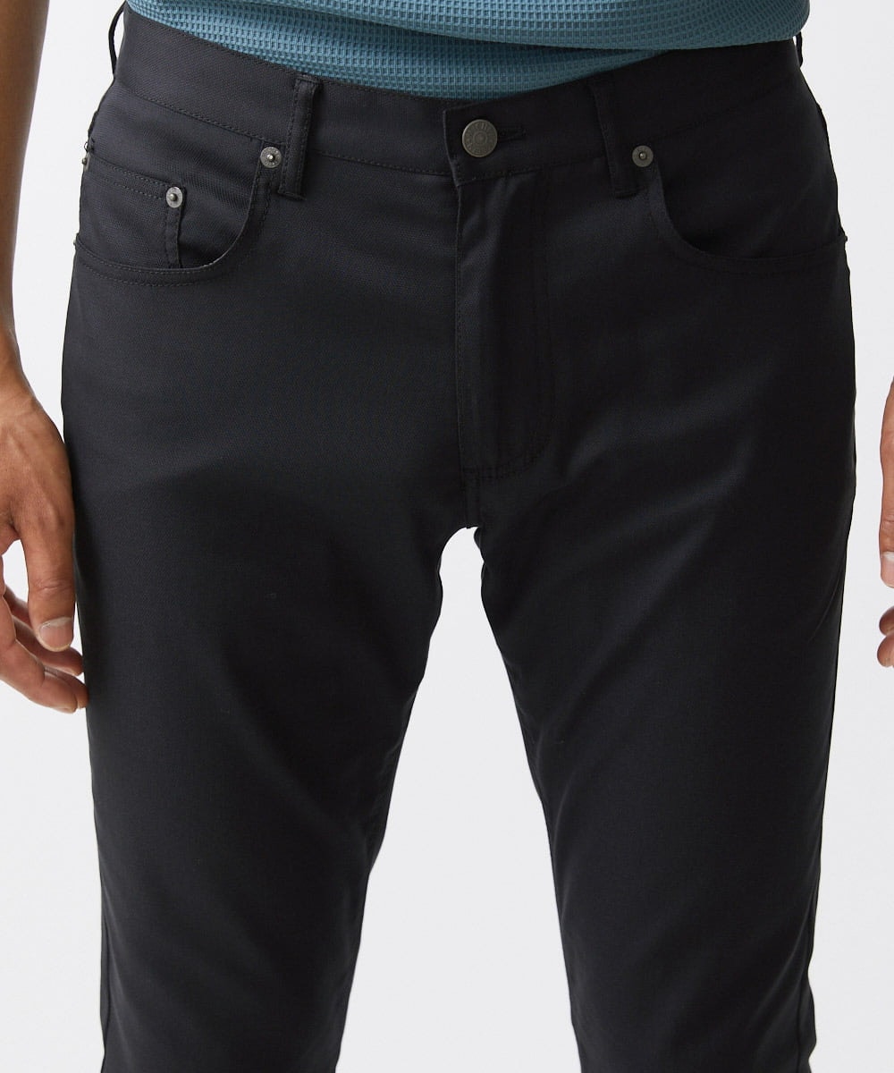 MNLJX65230 MICHEL KLEIN HOMME(ミッシェルクラン オム) ベーシックファイブポケットパンツ ブラック