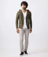 MNLTB50170 MICHEL KLEIN HOMME(ミッシェルクラン オム) プレビアシャンブレー5ポケットパンツ 撥水 ベージュ