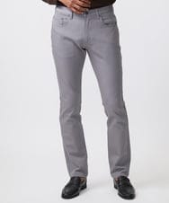 MNLTB50170 MICHEL KLEIN HOMME(ミッシェルクラン オム) プレビアシャンブレー5ポケットパンツ 撥水 グレー