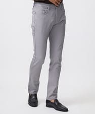 MNLTB50170 MICHEL KLEIN HOMME(ミッシェルクラン オム) プレビアシャンブレー5ポケットパンツ 撥水 グレー