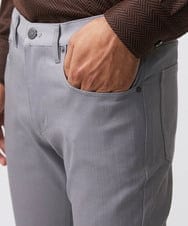 MNLTB50170 MICHEL KLEIN HOMME(ミッシェルクラン オム) プレビアシャンブレー5ポケットパンツ 撥水 グレー