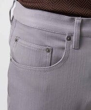 MNLTB50170 MICHEL KLEIN HOMME(ミッシェルクラン オム) プレビアシャンブレー5ポケットパンツ 撥水 グレー