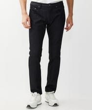 MNLTB50170 MICHEL KLEIN HOMME(ミッシェルクラン オム) プレビアシャンブレー5ポケットパンツ 撥水 ブラック