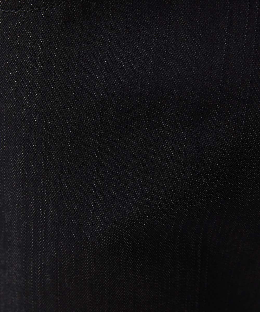 MNLTB50170 MICHEL KLEIN HOMME(ミッシェルクラン オム) プレビアシャンブレー5ポケットパンツ 撥水 ブラック