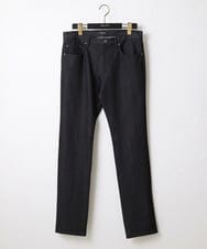 MNLTB50170 MICHEL KLEIN HOMME(ミッシェルクラン オム) プレビアシャンブレー5ポケットパンツ 撥水 ブラック