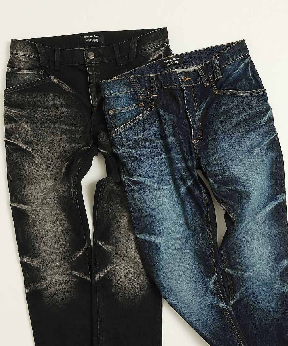 MNLTP21270 MICHEL KLEIN HOMME(ミッシェルクラン オム) ブラックオーシャンデニムパンツ ブラック
