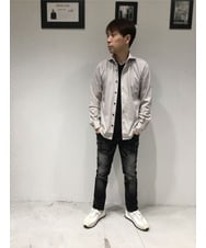 MNLTP21270 MICHEL KLEIN HOMME(ミッシェルクラン オム) ブラックオーシャンデニムパンツ ブラック