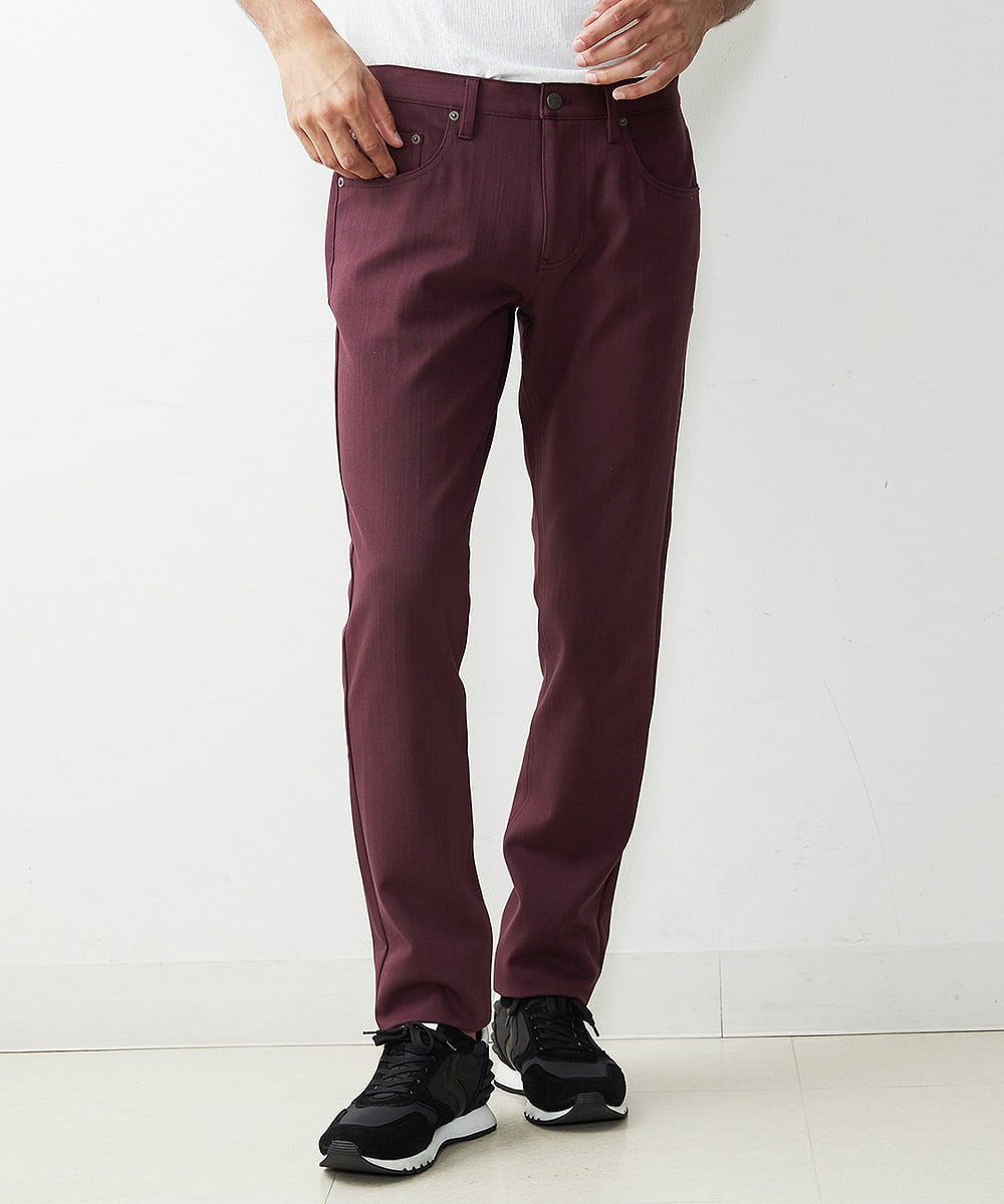 MNLTP50170 MICHEL KLEIN HOMME(ミッシェルクラン オム) 【2022年モデル】プレビアベーシックパンツ パープル(78)