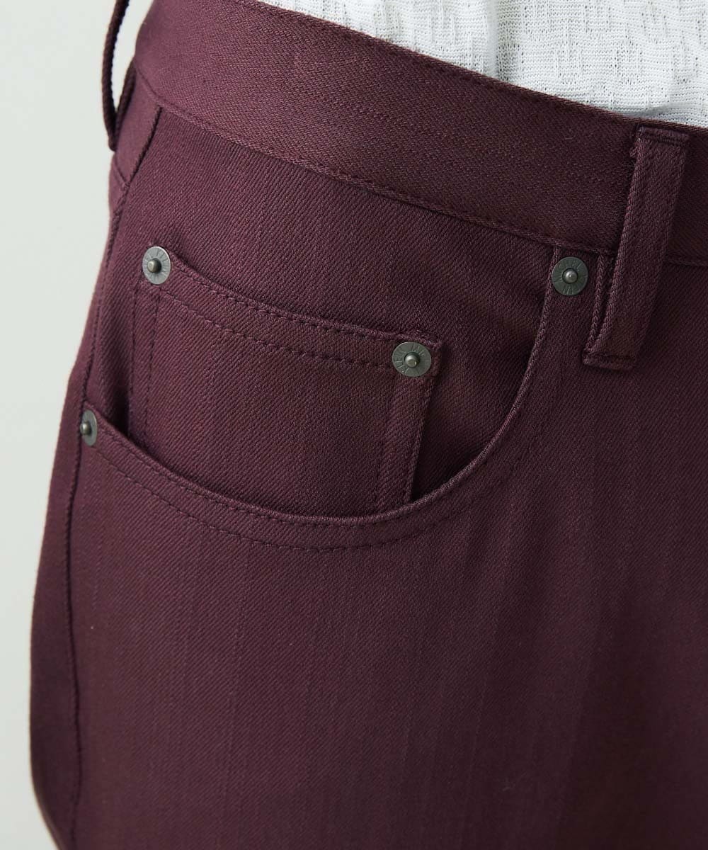 MNLTP50170 MICHEL KLEIN HOMME(ミッシェルクラン オム) 【2022年モデル】プレビアベーシックパンツ パープル(78)