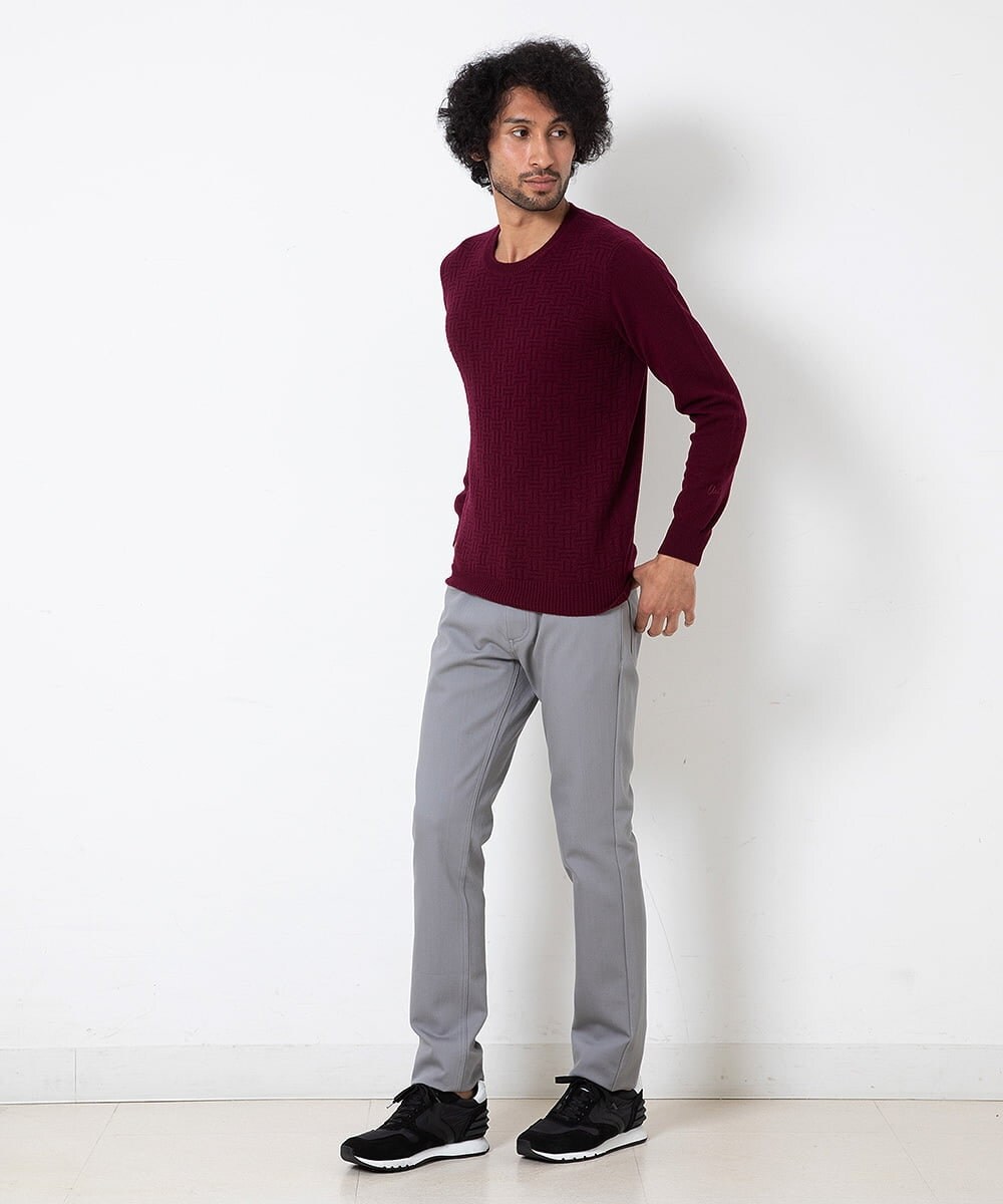 MNLTP50170 MICHEL KLEIN HOMME(ミッシェルクラン オム) 【2022年モデル】プレビアベーシックパンツ グレー(92)