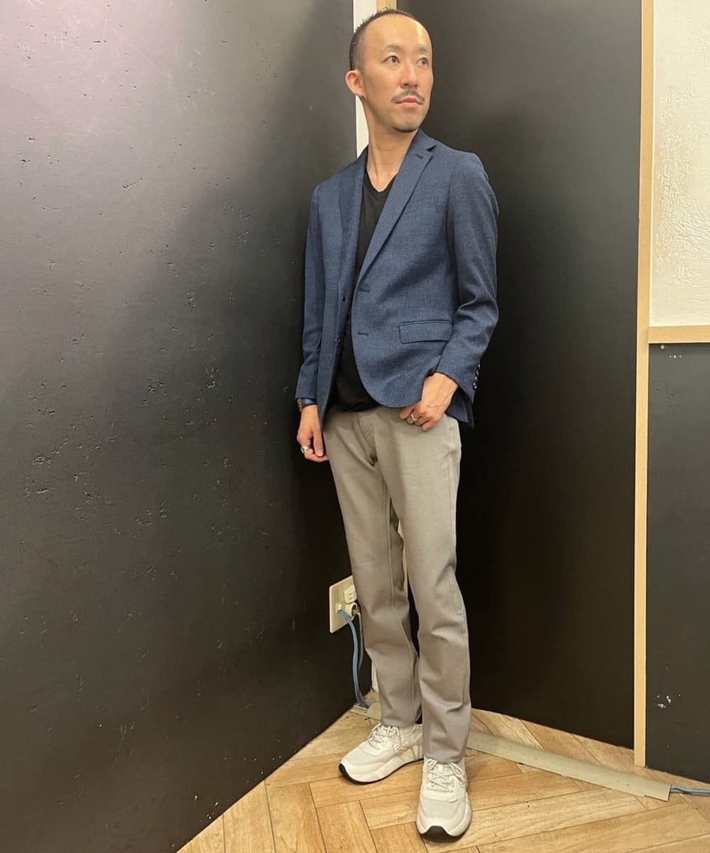 MNLTP50170 MICHEL KLEIN HOMME(ミッシェルクラン オム) 【2022年モデル】プレビアベーシックパンツ グレー(92)