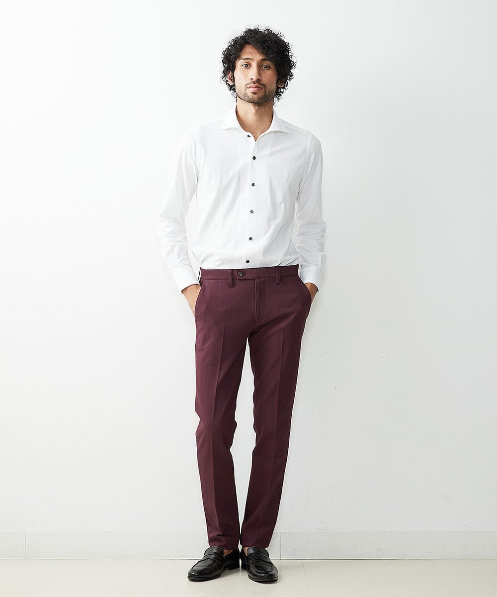 MNLTP55190 MICHEL KLEIN HOMME(ミッシェルクラン オム) プレビアベーシックスラックス パープル(78)