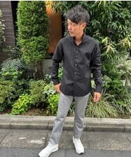 MNLTP55190 MICHEL KLEIN HOMME(ミッシェルクラン オム) プレビアベーシックスラックス グレー(92)