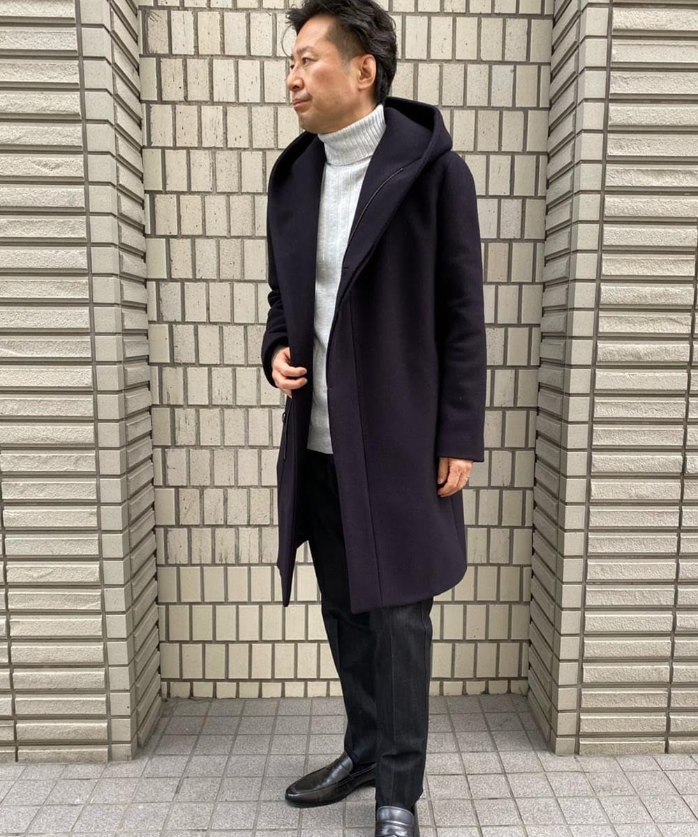 MNLTP55190 MICHEL KLEIN HOMME(ミッシェルクラン オム) プレビアベーシックスラックス ブラック(94)