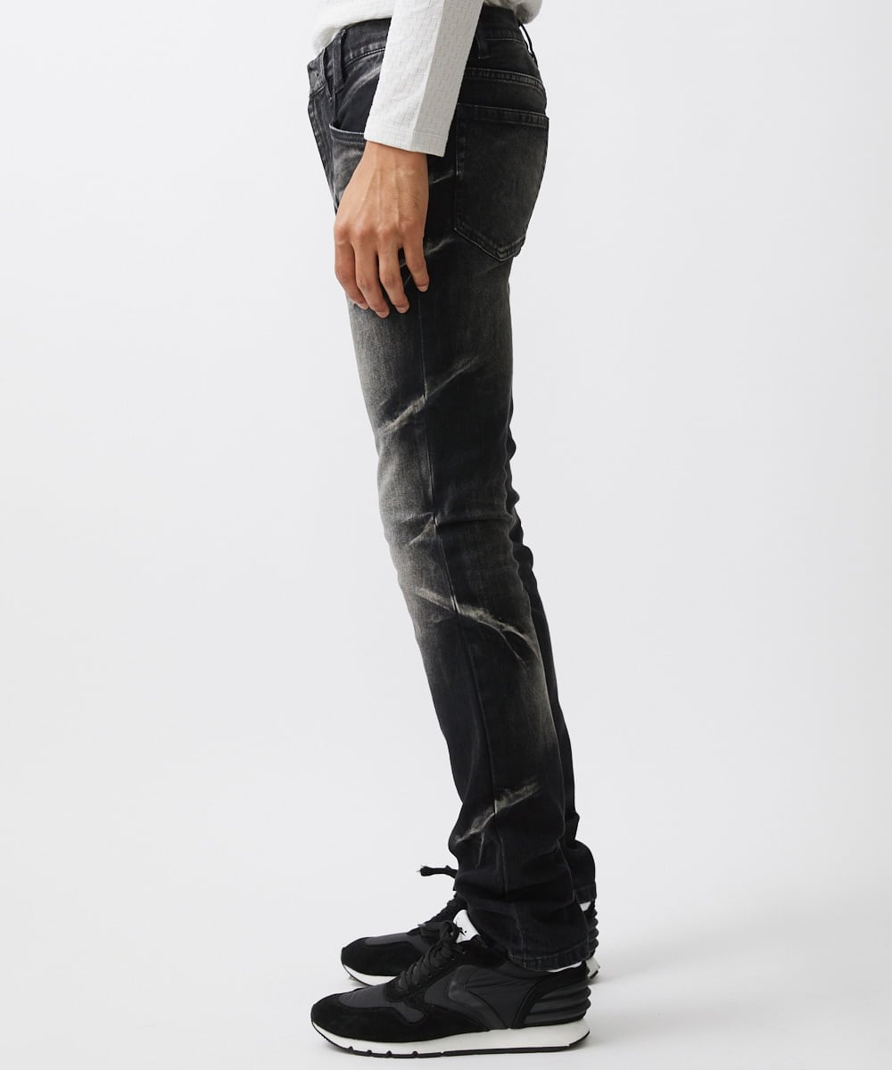 MNLTV21330 MICHEL KLEIN HOMME(ミッシェルクラン オム) 《日本製》ブラックオーシャンデニムパンツ ブラック