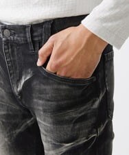 MNLTV21330 MICHEL KLEIN HOMME(ミッシェルクラン オム) 《日本製》ブラックオーシャンデニムパンツ ブラック
