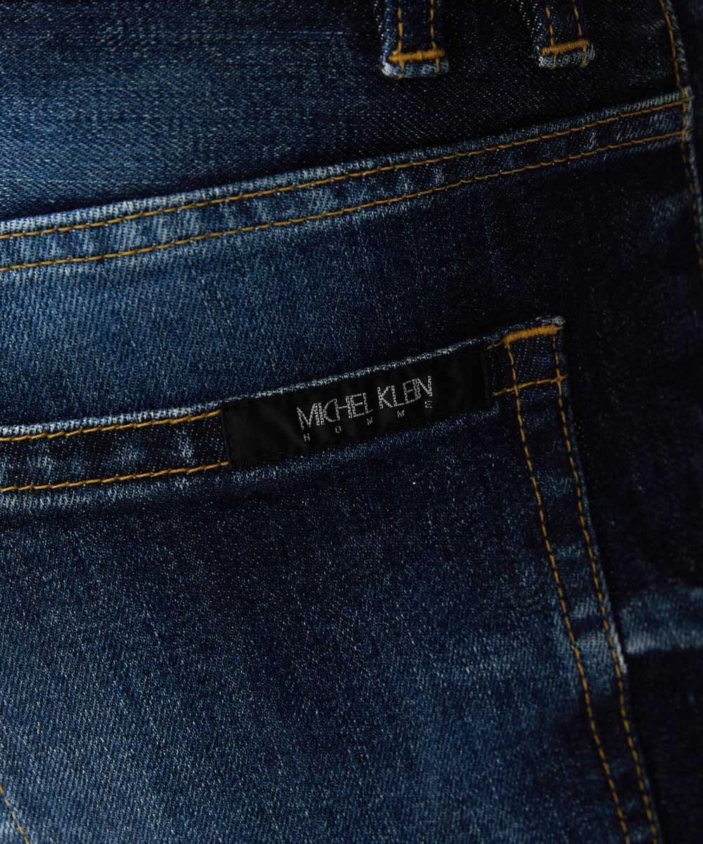 MNLTV26330 MICHEL KLEIN HOMME(ミッシェルクラン オム) 《日本製》ブルーオーシャンデニムパンツ ネイビー