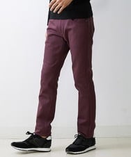 MNLTV50170 MICHEL KLEIN HOMME(ミッシェルクラン オム) 【2023年秋モデル】プレビアシャンブレーパンツ パープル(78)