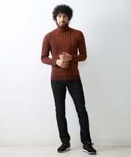 MNLTV50170 MICHEL KLEIN HOMME(ミッシェルクラン オム) 【2023年秋モデル】プレビアシャンブレーパンツ ブラック(94)