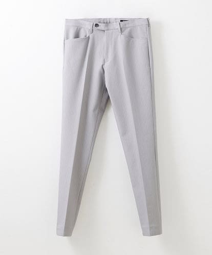 MNLTV51190 MICHEL KLEIN HOMME ヘリンボンプレビアシャンブレースラックスパンツ 撥水