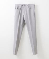 MNLTV51190 MICHEL KLEIN HOMME(ミッシェルクラン オム) ヘリンボンプレビアシャンブレースラックスパンツ 撥水 ライトグレー
