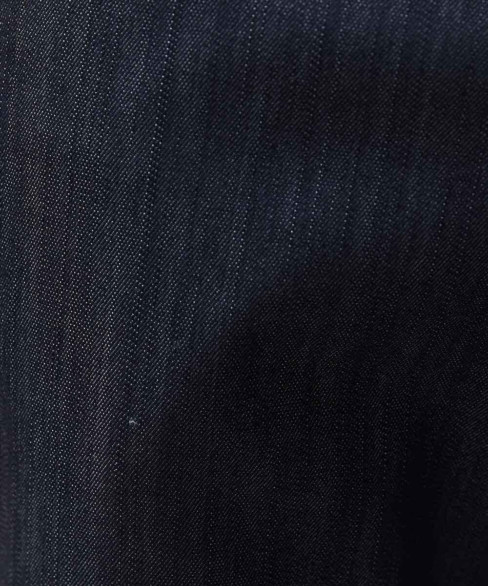 MNLTV55190 MICHEL KLEIN HOMME(ミッシェルクラン オム) プレビアシャンブレースラックスパンツ 撥水 ネイビー