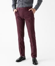 MNLTV55190 MICHEL KLEIN HOMME(ミッシェルクラン オム) 【撥水】プレビアシャンブレースラックスパンツ パープル