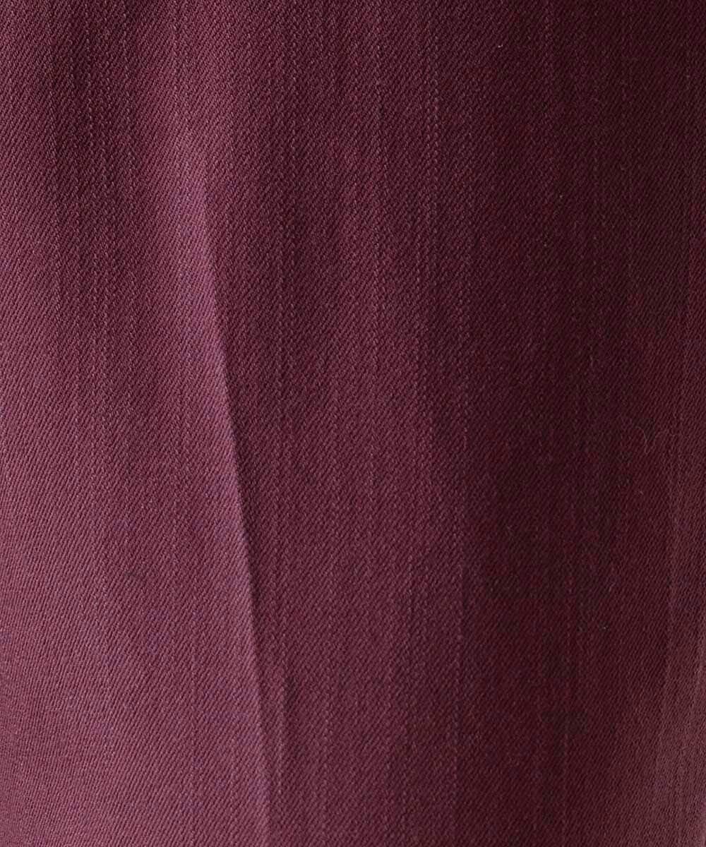 MNLTV55190 MICHEL KLEIN HOMME(ミッシェルクラン オム) 【撥水】プレビアシャンブレースラックスパンツ パープル